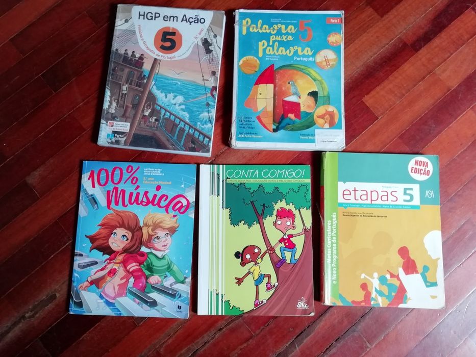 Manuais escolares para 5 ano