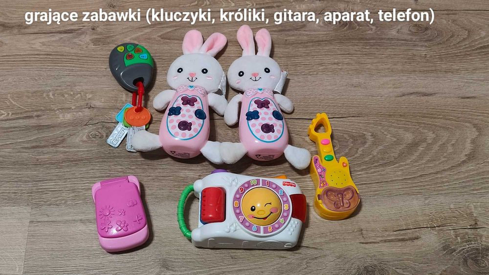 Różnego rodzaju zabawki dla dzieci 1+