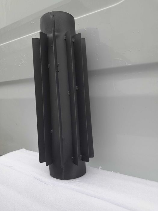 Rura 100 cm  50 cm kolanko - radiator