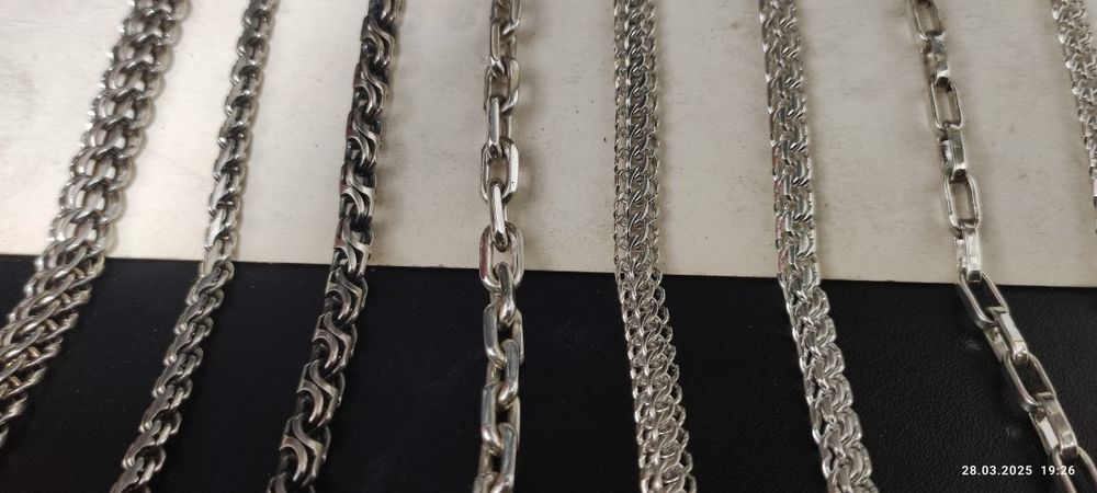 Цепочки серебряные 925 проба