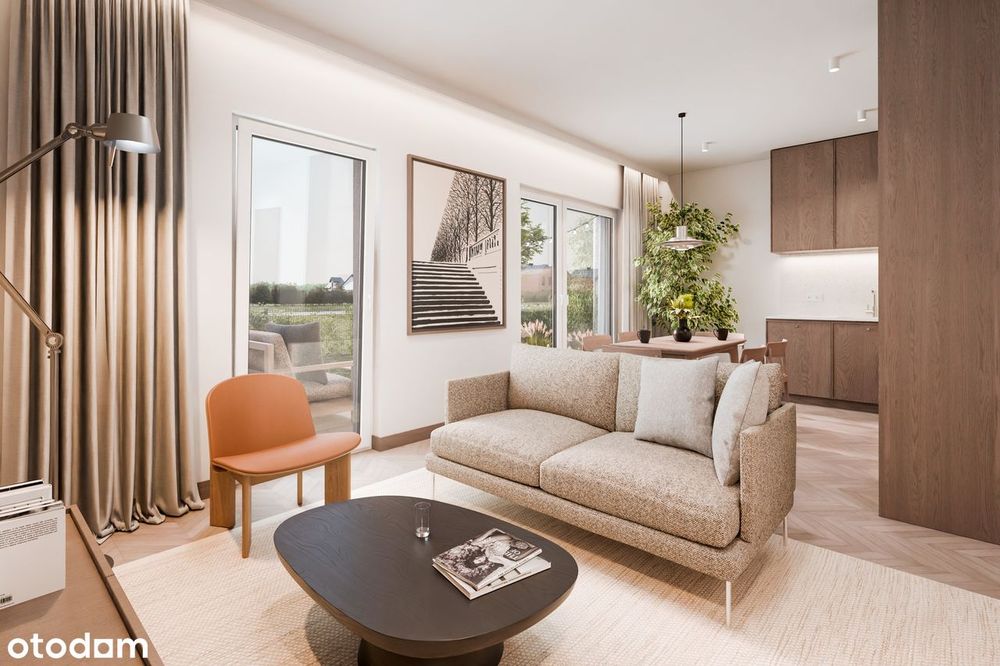 NOWY Energooszczędny Apartament z Ogrodem | 40min Toruń Golub-Dobrzyń