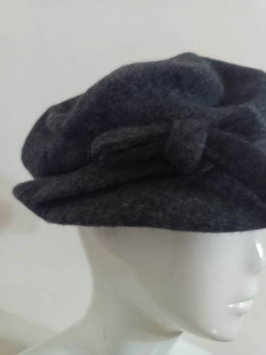 Elegancki Damski Bosmanka / Kaszkiet – 100% Wełna (Wolle) – Vintage