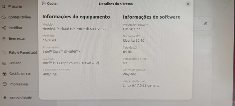 HP ProDesk 600 G1 SFF  / SSD 500Gb / Ram 16Gb