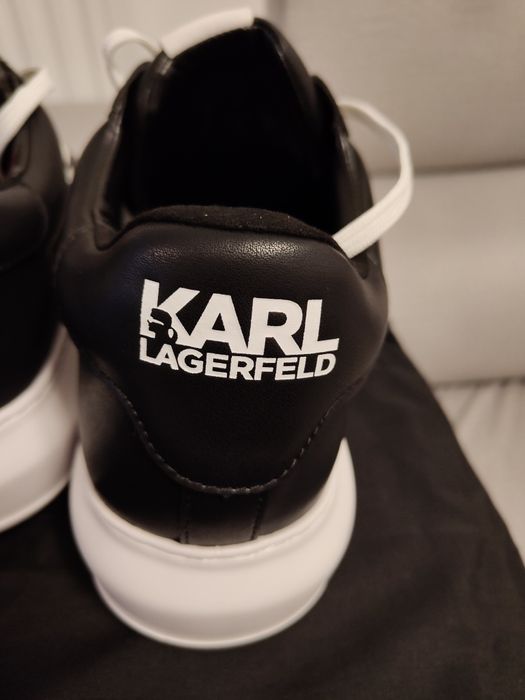 Buty KARL Lagerfeld Paris skóra naturalna