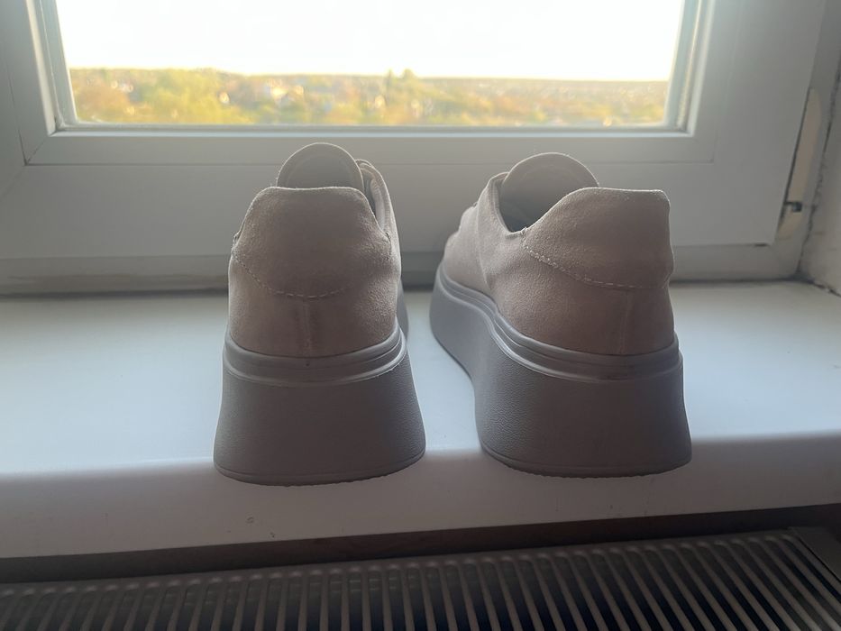 Кеди із замшу на високій підошві, трендові кеди