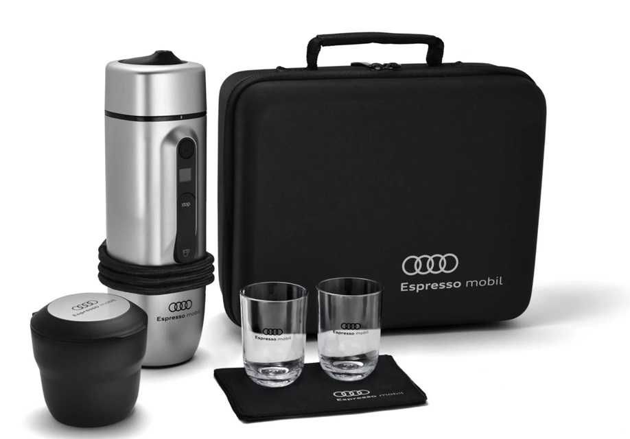 Samochodowy Ekspres do kawy Audi - mobilny - 12V 50ml