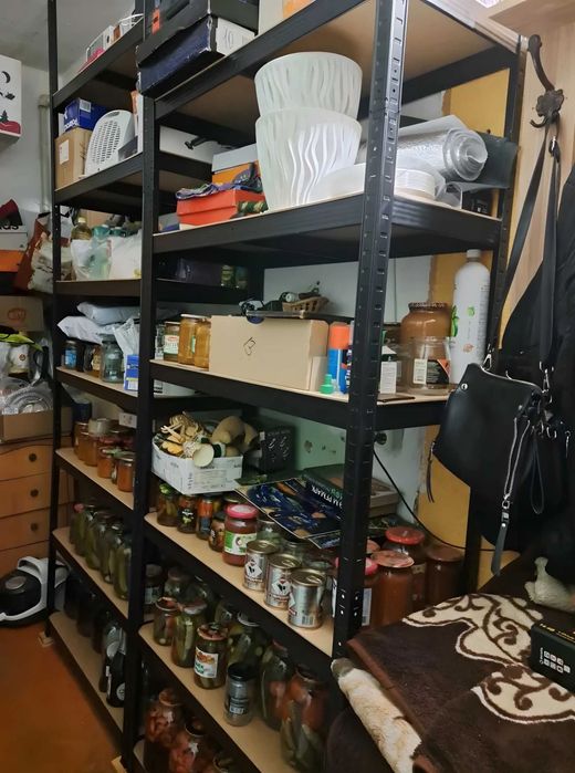 ЛІДЕР ПРОДАЖІВ Стеллаж металлический разборной полка этажерка Полиця стелаж етажерка для балкону дому складу гаража магазину без болтів