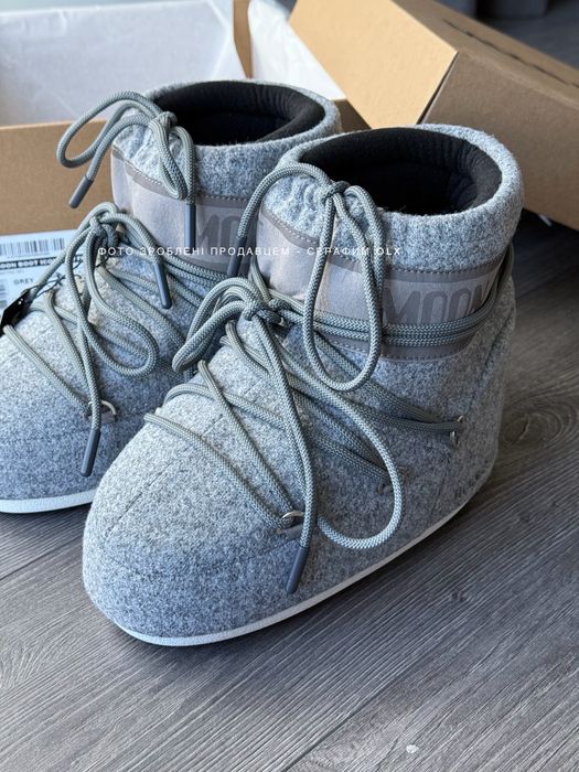 Мунбут Moon Boot Icon Felt grey (нові запаковані) дутики | снігоходи