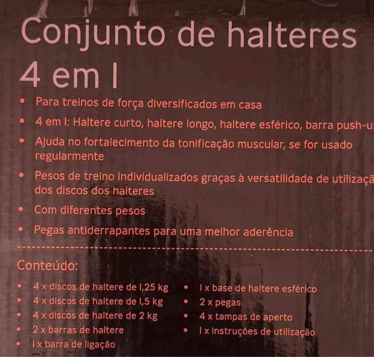 Conjunto de Alteres 4 em 1