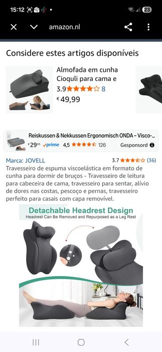 Conjunto de 2 almofadas
