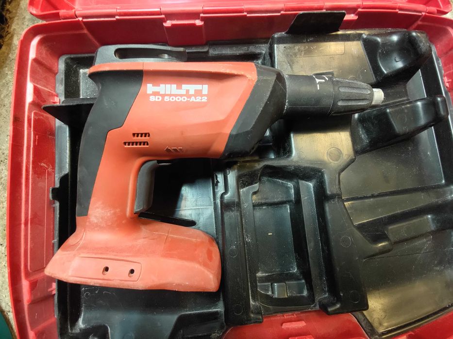 akumulatorowa wkrętarka do płyt G-K Hilti SD 5000-A22 magazynek SD-M 1