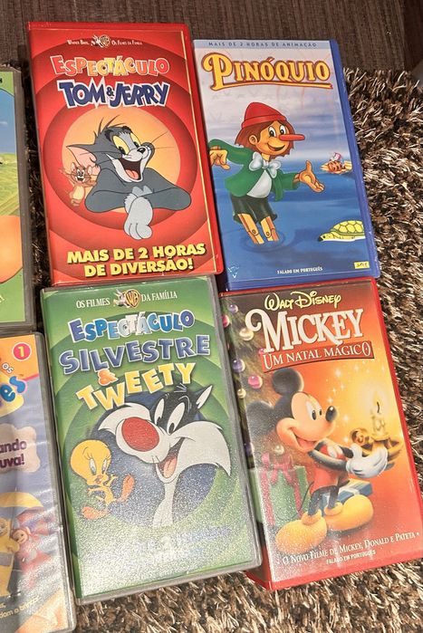 Coleçãa de cassetes VHS - Infantis