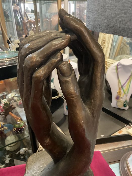 Escultura em bronze altura de 39 cm