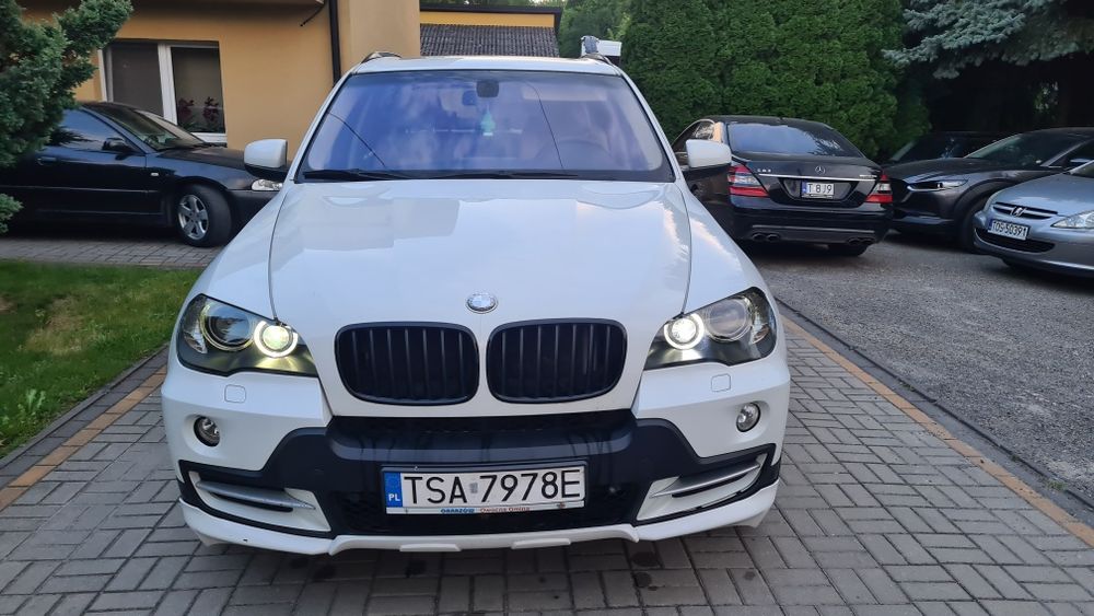 bmw x5 e70 3.0d m57 android 7 osobowy skora banany krem alufelgi lato zima 20 cali