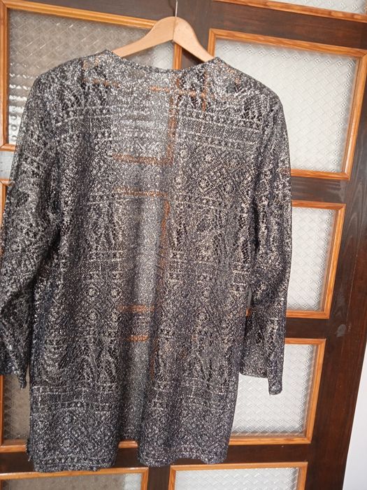 Ażurowa narzutka damska