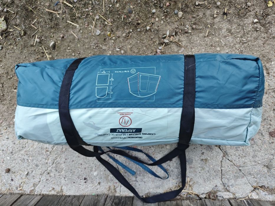 Przedsionek kempingowy / Namiot Quechua Arpenaz Base 6-osobowy Decathlon – Stan Bardzo Dobry