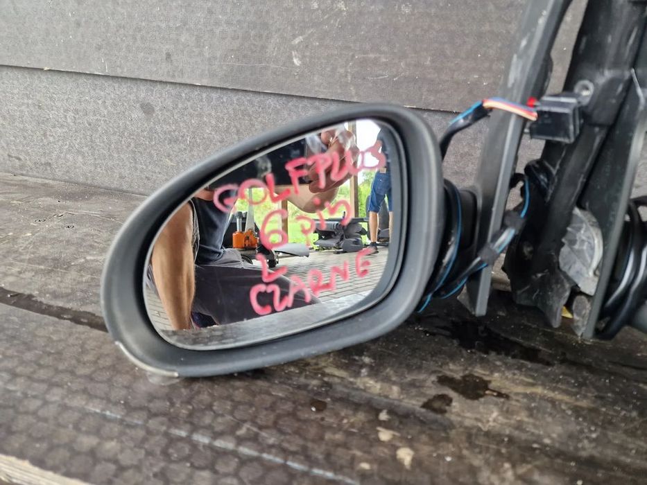 lusterko zewnętrzne prawe vw golf v plus 6 pin