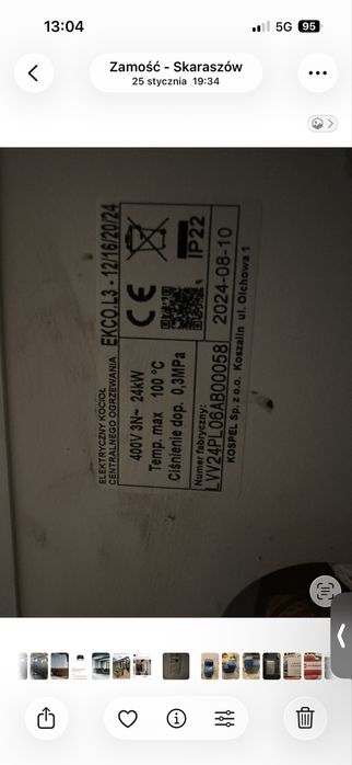 KOSPEL EKCO.L3 24 kW – Elektryczny kocioł centralnego ogrzewania