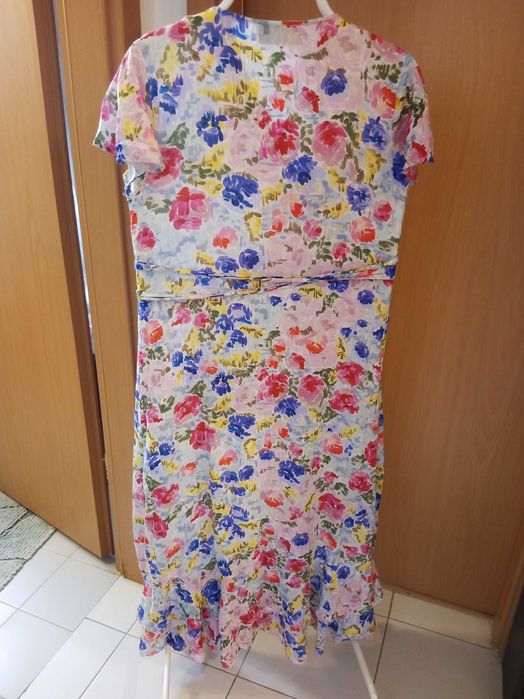 Vestido estampado verão tamanho L