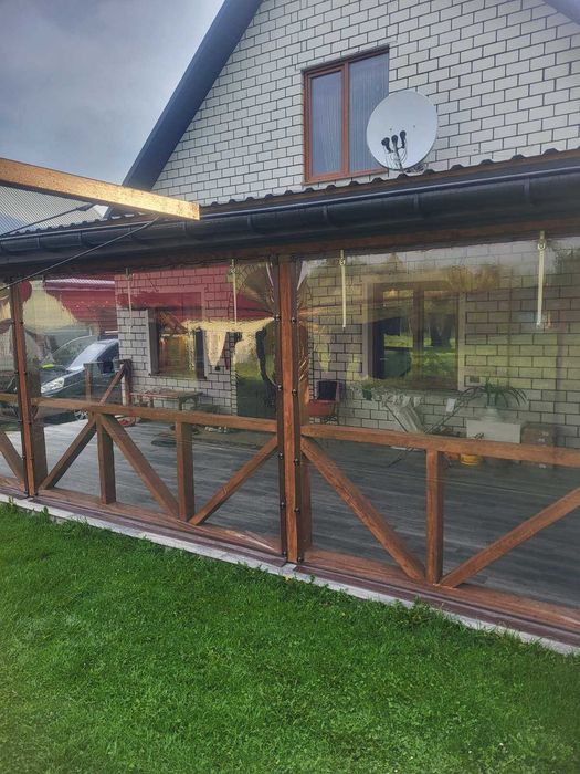 М'які вікна з ПВХ тканини для тераси