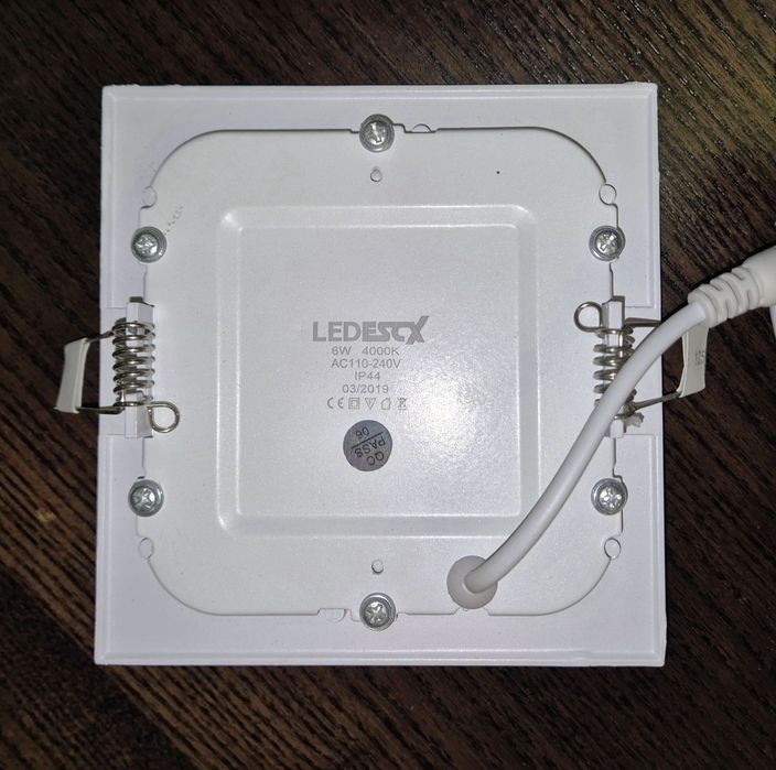 Candeeiro Projetor Lampada Foco Painel quadrado LED 6W 12x12