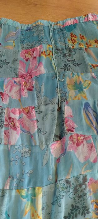 Spódnica maxi w kwiaty M/L