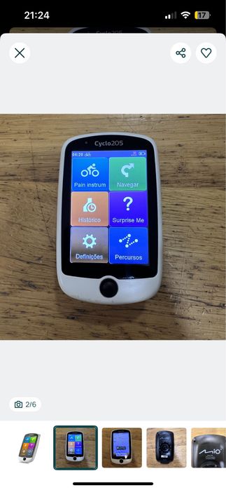 GPS Bicicleta Mio Cyclo 205