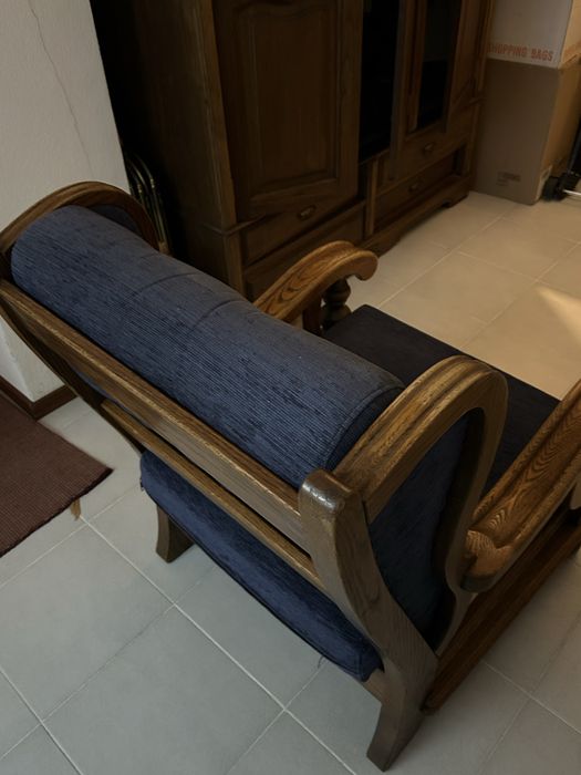 Cadeirões ( 2 ) de repouso madeira