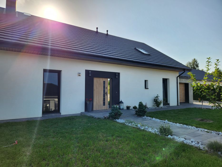 Nowoczesny dom z garażem, działka 11 a,granica Lubartowa, gotowy do zamieszkania