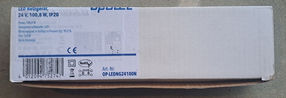Zasilacz LED RUTEC 24V 100W IP20