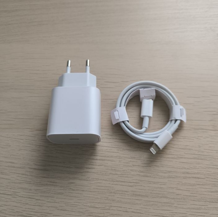 NOWY ZESTAW Szybka Ładowarka 20W do telefonu + kabel Lightning