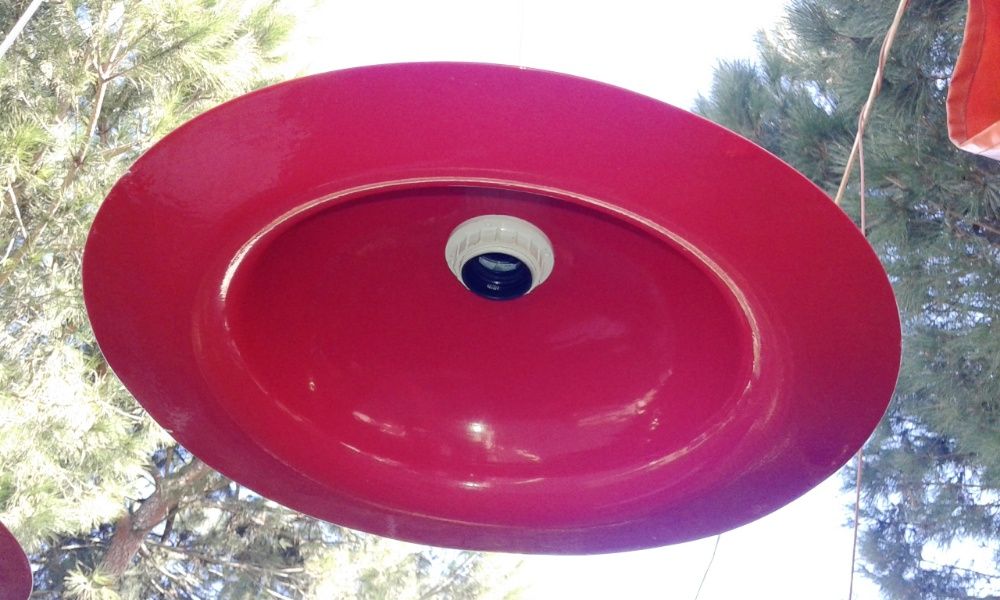 Candeeiro tecto suspenso Vermelho