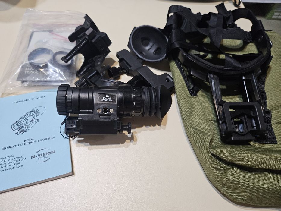 Пнв N-Vision pvs 14 gen 3+ білий фосфор