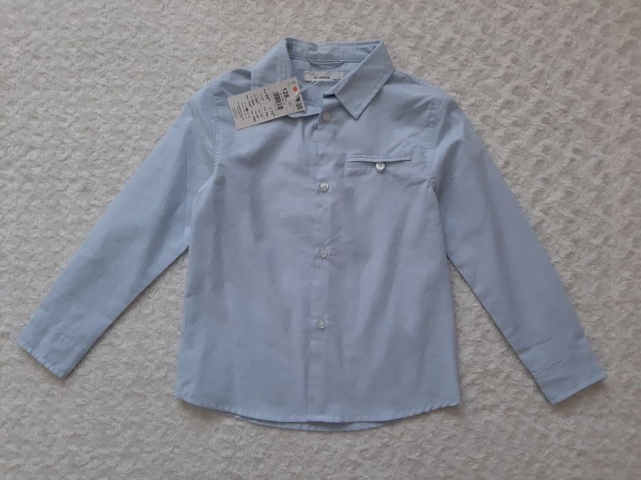 RESERVED NOWA błękitna koszula r. 128