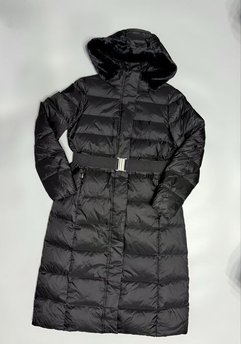 Довгий пуховик, пальто Geox оригінал чорний 44, 48