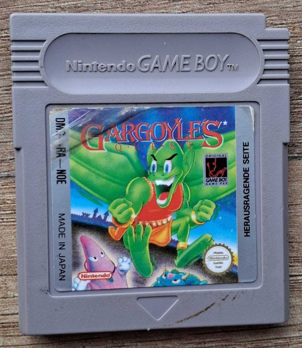 Gragoyles prezent Nintendo Gameboy Game Boy ORYGINAŁ