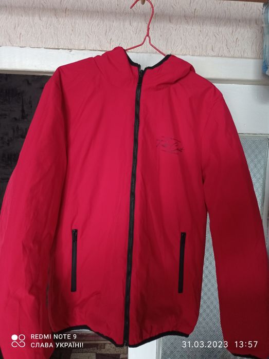 Підліткова /юнацька двобічна куртка вітровка ветровка