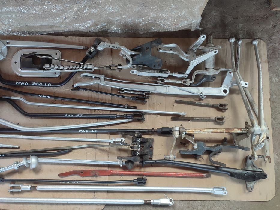 Рычаги включения кома  на раздатку КПП газ 66 53 3309  Урал  ЗИЛ   131