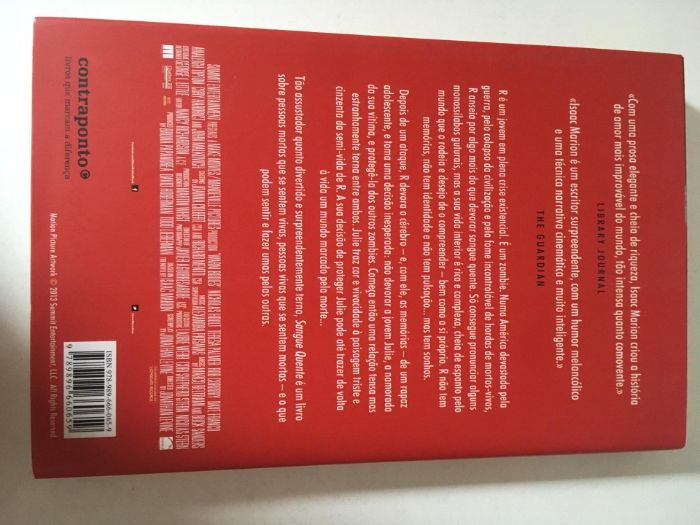 Livro - 'Sangue Quente' de Isaac Marion