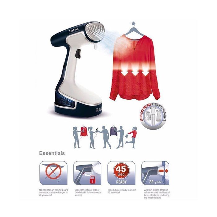 Tefal DR8085 Access Steam ferro de engomar vertical, praticamente novo