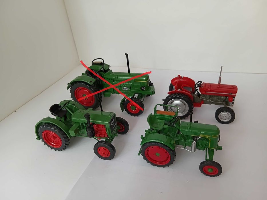 Трактори металеві 3 шт. Масштаб 1:43. Ціна за всі