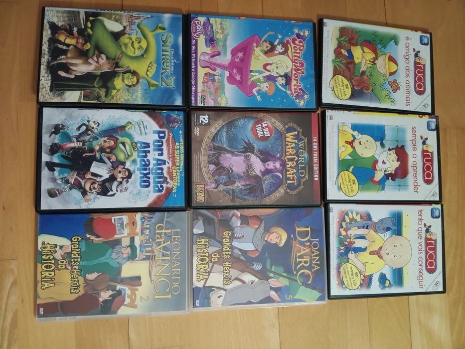 Vários DVDs infantis