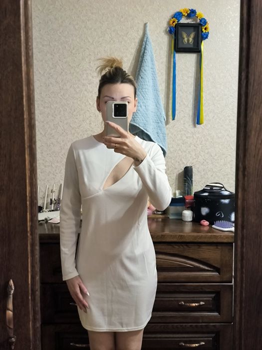 Нова біла сукня розмір М
