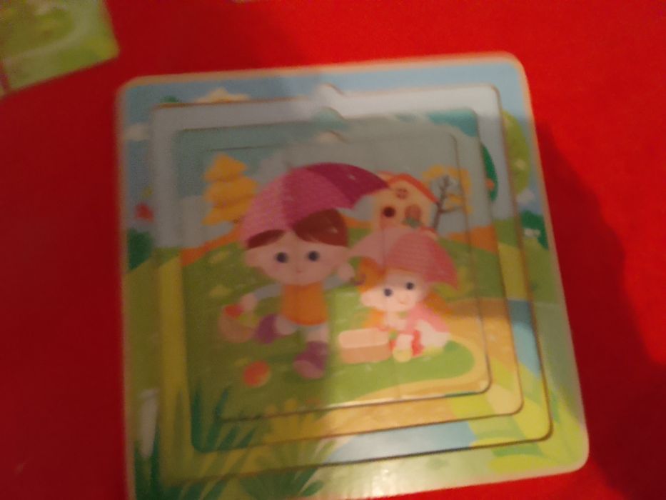 Puzzle drewniane 4 pory roku