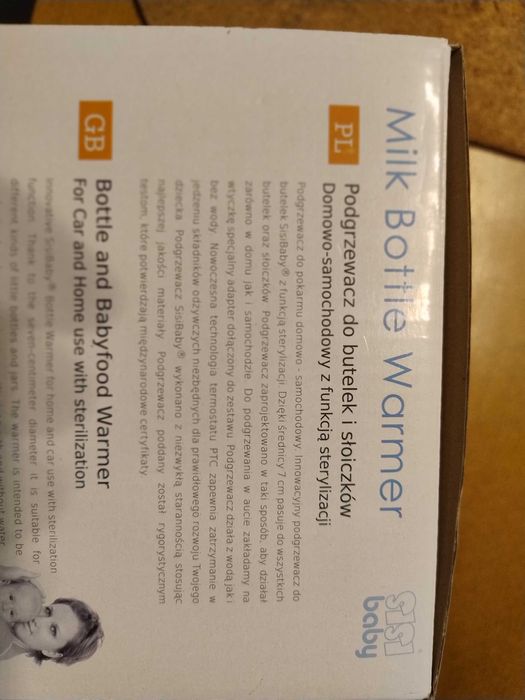 Podgrzewacz butelek słoiczków mleka zupek 12V 230V do domu i auta Sisu