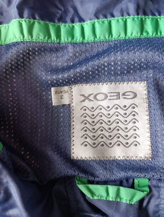 Kurtka Geox cienka na 3 lata, przeciwdeszczowa
