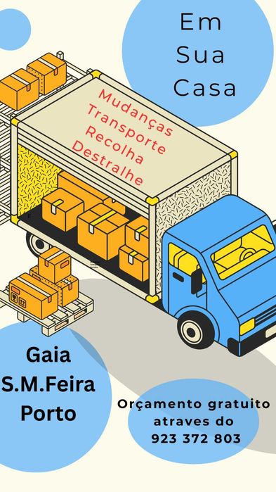 Mudanças transporte recolha