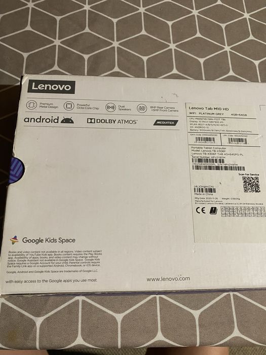 Tablet lenovo Tab M10 HD