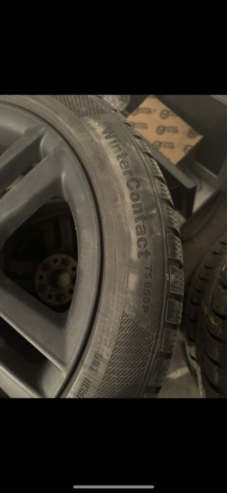 audi a6 4G felgi z oponami zimowymi 18”  continental oryginał