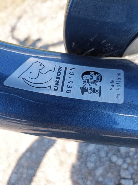 Rower elektryczny union switch z ładowarką i torbą